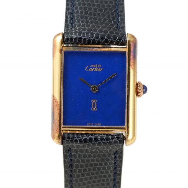 RÉSERVÉE Cartier - Tank Must Lapis Lazuli GM Mechanical