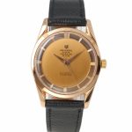 RÉSERVÉE Universal Genève - Polerouter De Luxe 18k 1956 Ref 10357-1